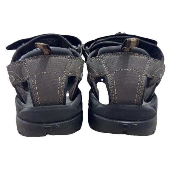 Teva Men's 10M Forebay Turkish Coffee Fisherman Sandals Taupe Gray EXCELLENT! - Picture 3 of 9